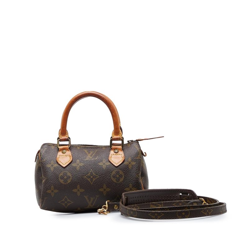 Louis Vuitton Monogram Mini HL Speedy (SHG-u9AcQi) - Image 4