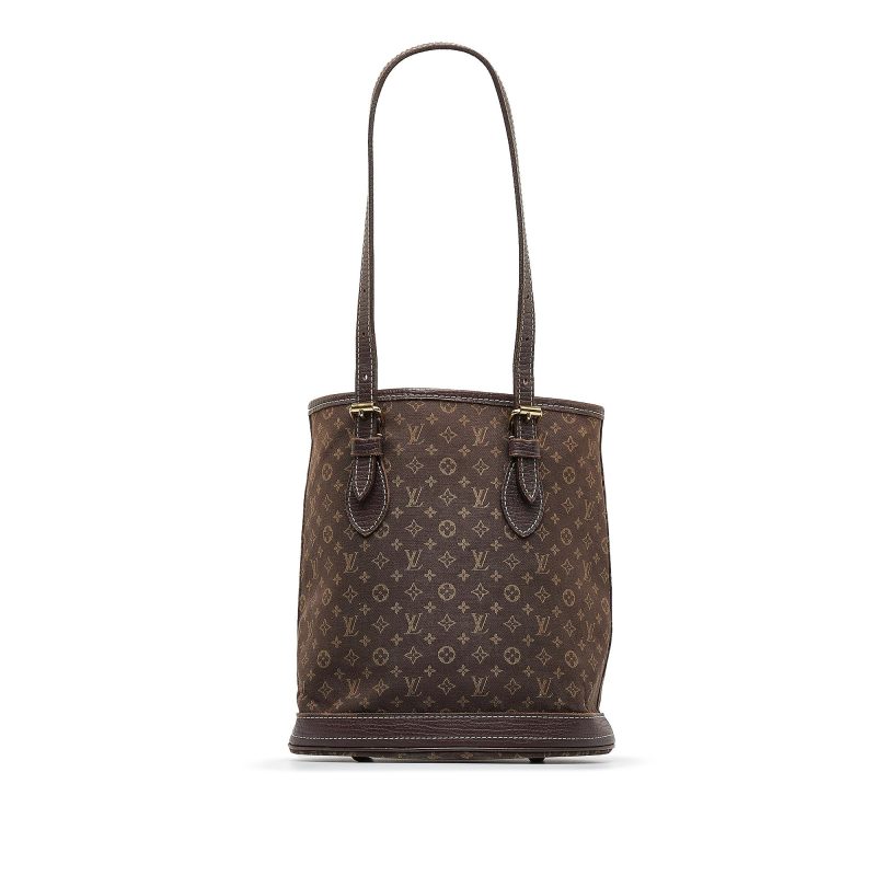 Louis Vuitton Monogram Mini Lin Bucket PM (SHG-hyXxlH) - Image 2