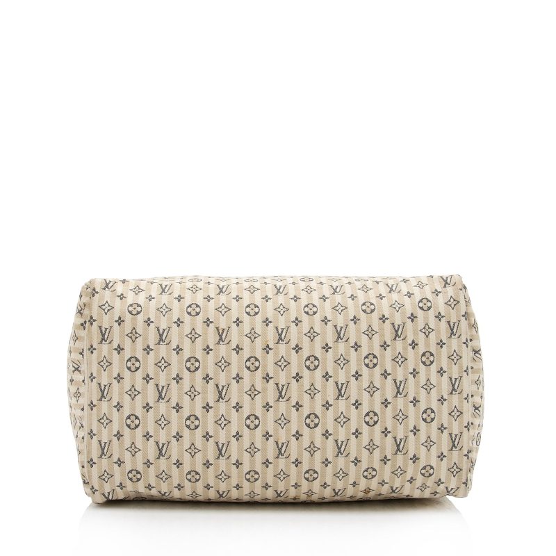 Louis Vuitton Monogram Mini Lin Speedy 30 Satchel (SHF-MWpiGX) - Image 3