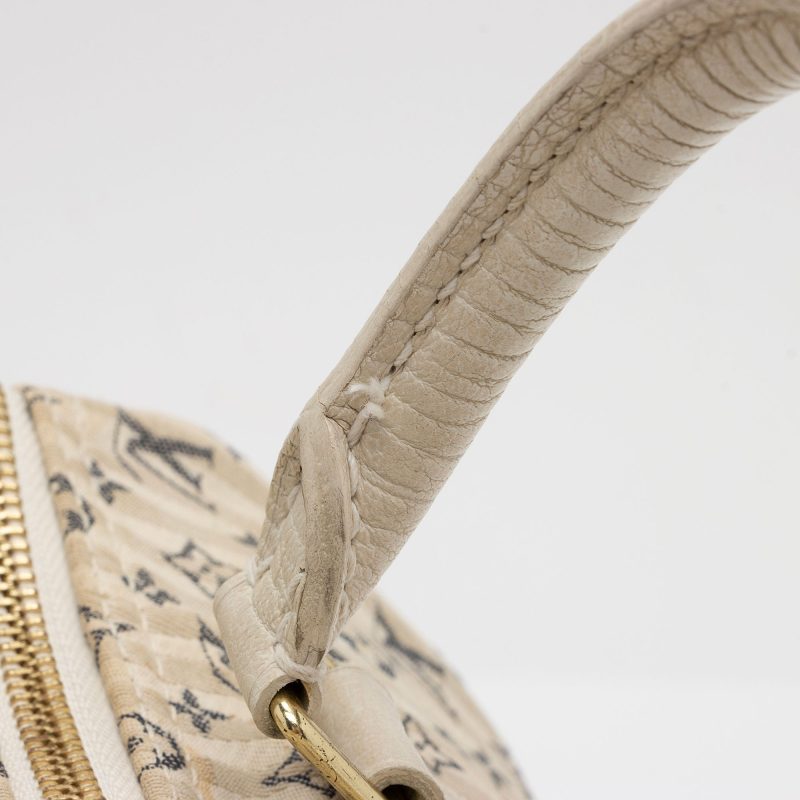 Louis Vuitton Monogram Mini Lin Speedy 30 Satchel (SHF-MWpiGX) - Image 15