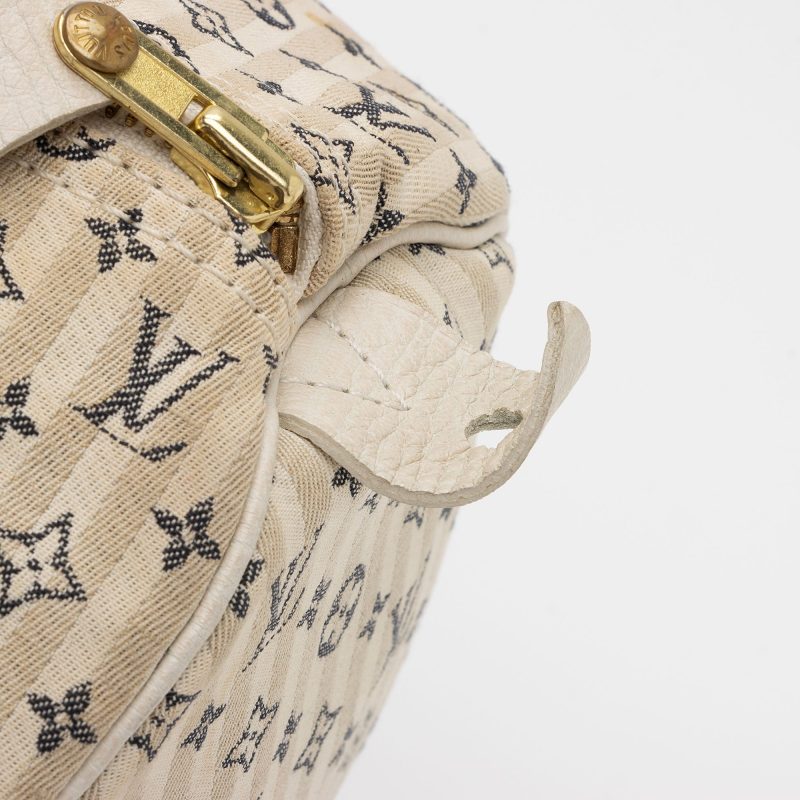 Louis Vuitton Monogram Mini Lin Speedy 30 Satchel (SHF-MWpiGX) - Image 17