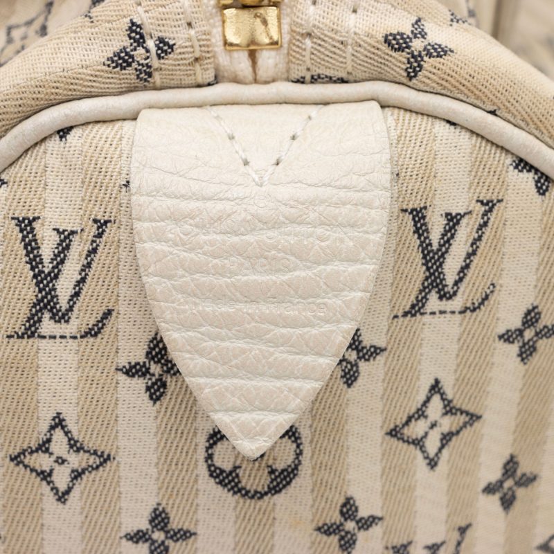 Louis Vuitton Monogram Mini Lin Speedy 30 Satchel (SHF-MWpiGX) - Image 7