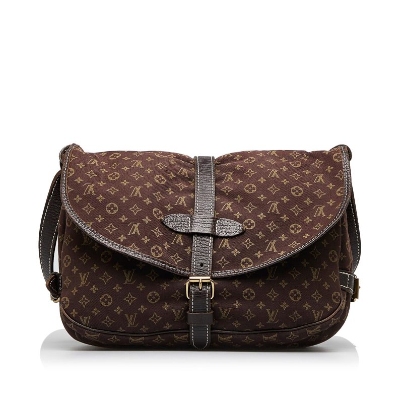 Louis Vuitton Monogram Mini Lin Saumur (SHG-WCcvvk) - Image 2