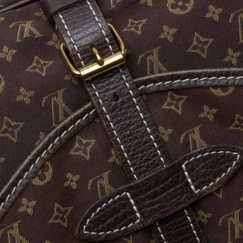 Louis Vuitton Monogram Mini Lin Saumur (SHG-WCcvvk) - Image 10