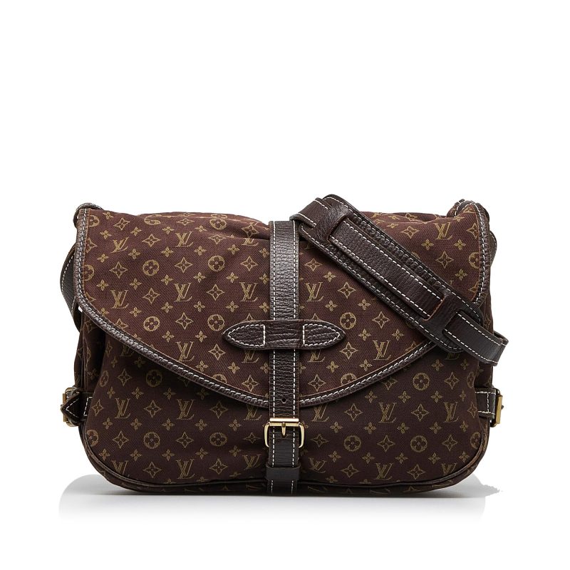 Louis Vuitton Monogram Mini Lin Saumur (SHG-WCcvvk) - Image 12