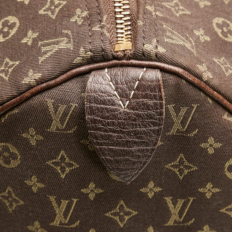 Louis Vuitton Monogram Mini Lin Speedy 30 (SHG-Q4pfq5) - Image 6