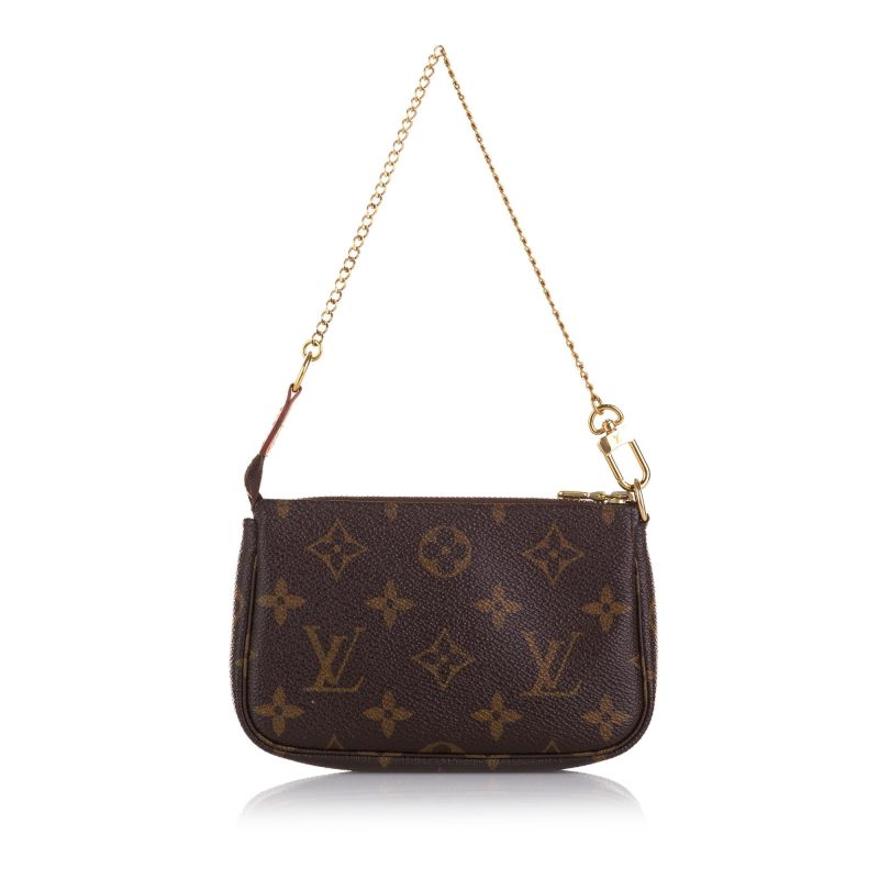 Louis Vuitton Monogram Mini Pochette Accessoires (SHG-37532) - Image 2