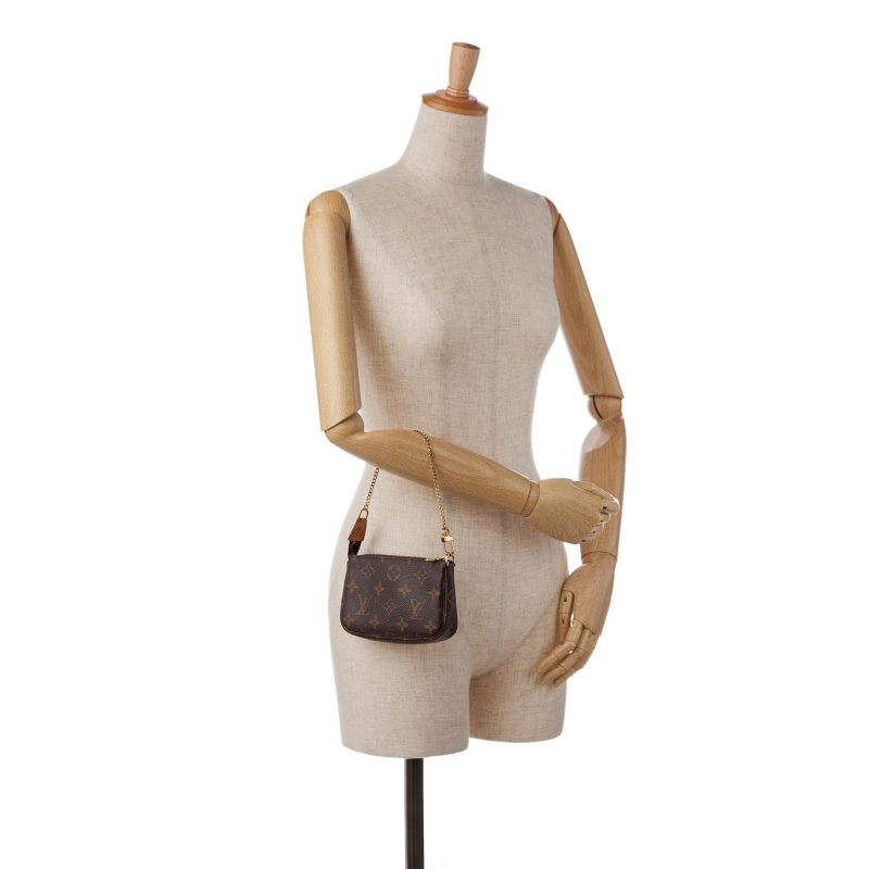 Louis Vuitton Monogram Mini Pochette Accessoires (SHG-37532) - Image 4