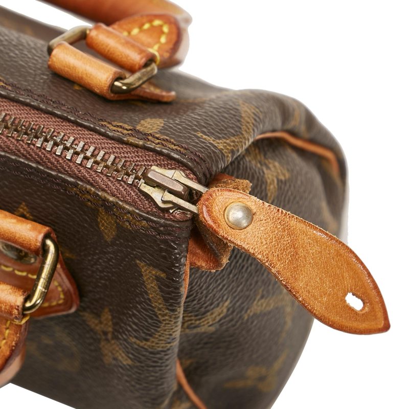 Louis Vuitton Monogram Mini Speedy (SHG-35427) - Image 8
