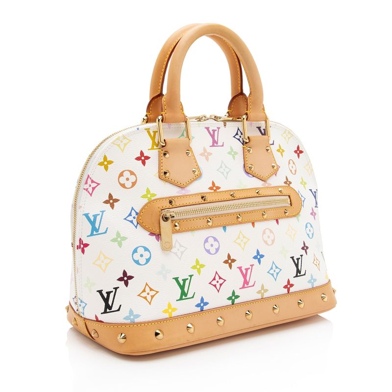Louis Vuitton Monogram Multicolore Alma Satchel (SHF-Zj7zks)
