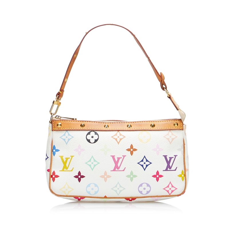 Louis Vuitton Monogram Multicolore Pochette Accessoires (SHG-mMTQEu) - Image 12