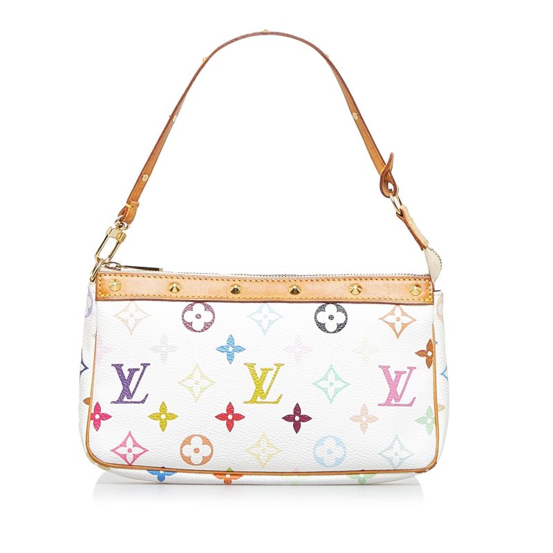 Louis Vuitton Monogram Multicolore Pochette Accessoires (SHG-swuT3V) - Image 9