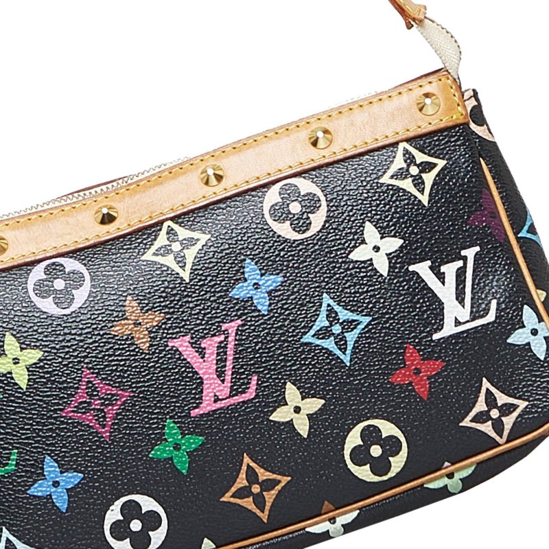 Louis Vuitton Monogram Multicolore Pochette Accessoires (SHG-3a8VAI) - Image 10