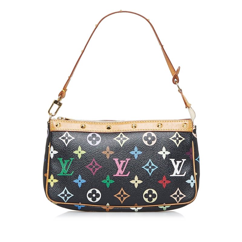Louis Vuitton Monogram Multicolore Pochette Accessoires (SHG-3a8VAI) - Image 11