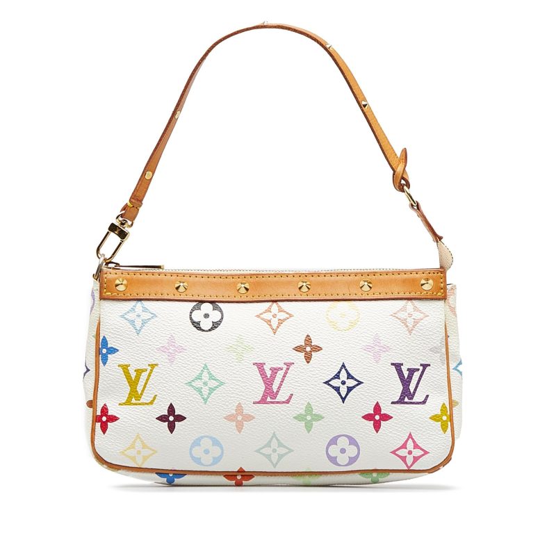 Louis Vuitton Monogram Multicolore Pochette Accessoires (SHG-kIkUEw) - Image 10