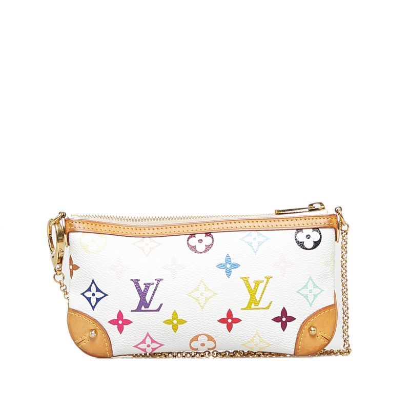 Louis Vuitton Monogram Multicolore Pochette Milla MM (SHG-91csQ4) - Image 2
