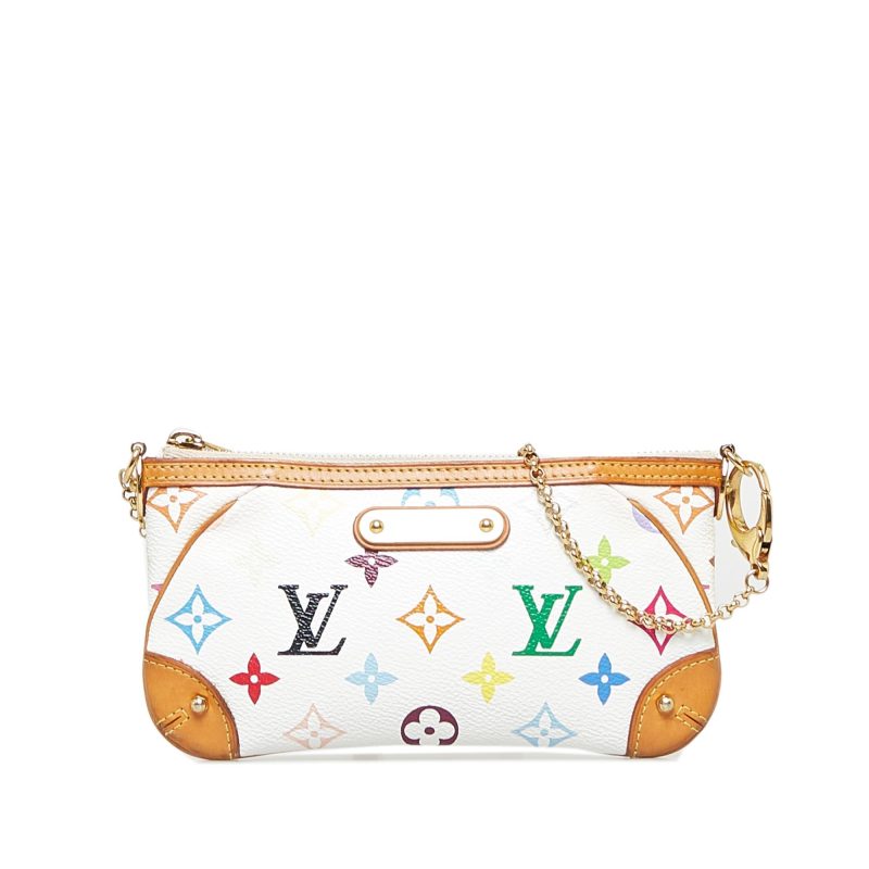 Louis Vuitton Monogram Multicolore Pochette Milla MM (SHG-91csQ4) - Image 9