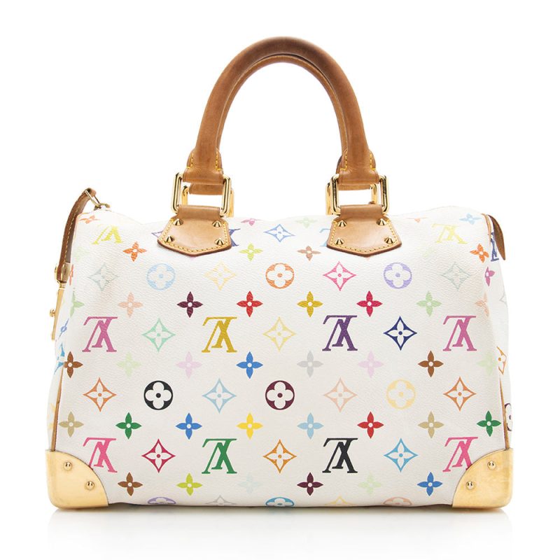 Louis Vuitton Monogram Multicolore Speedy 30 Satchel - FINAL SALE (SHF-17866) - Image 2
