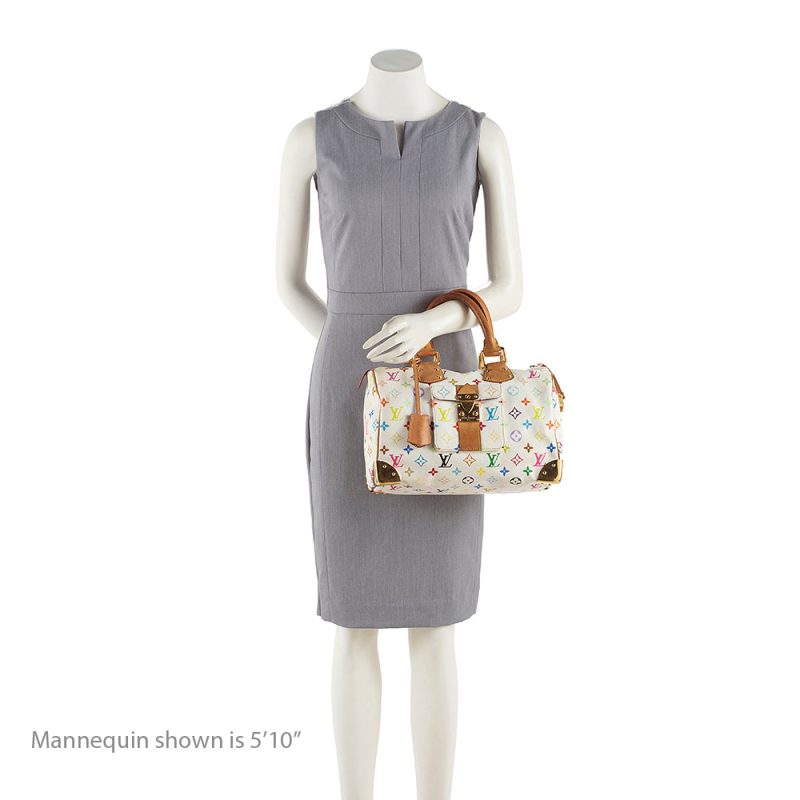 Louis Vuitton Monogram Multicolore Speedy 30 Satchel - FINAL SALE (SHF-17866) - Image 4
