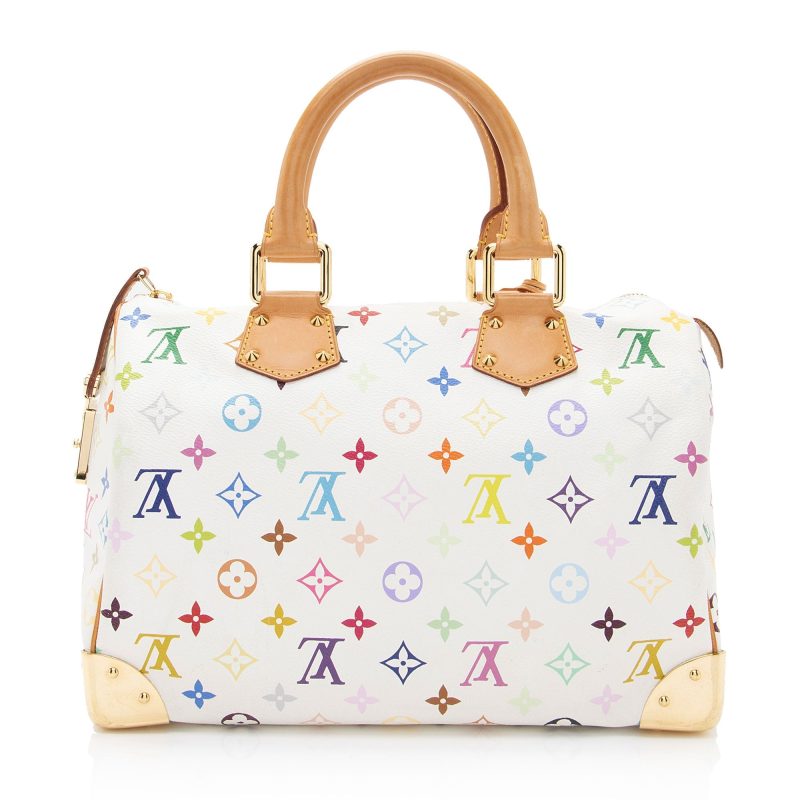 Louis Vuitton Monogram Multicolore Speedy 30 Satchel (SHF-Hnt6bW) - Image 2
