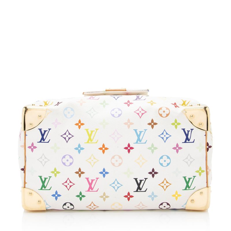 Louis Vuitton Monogram Multicolore Speedy 30 Satchel (SHF-Hnt6bW) - Image 3
