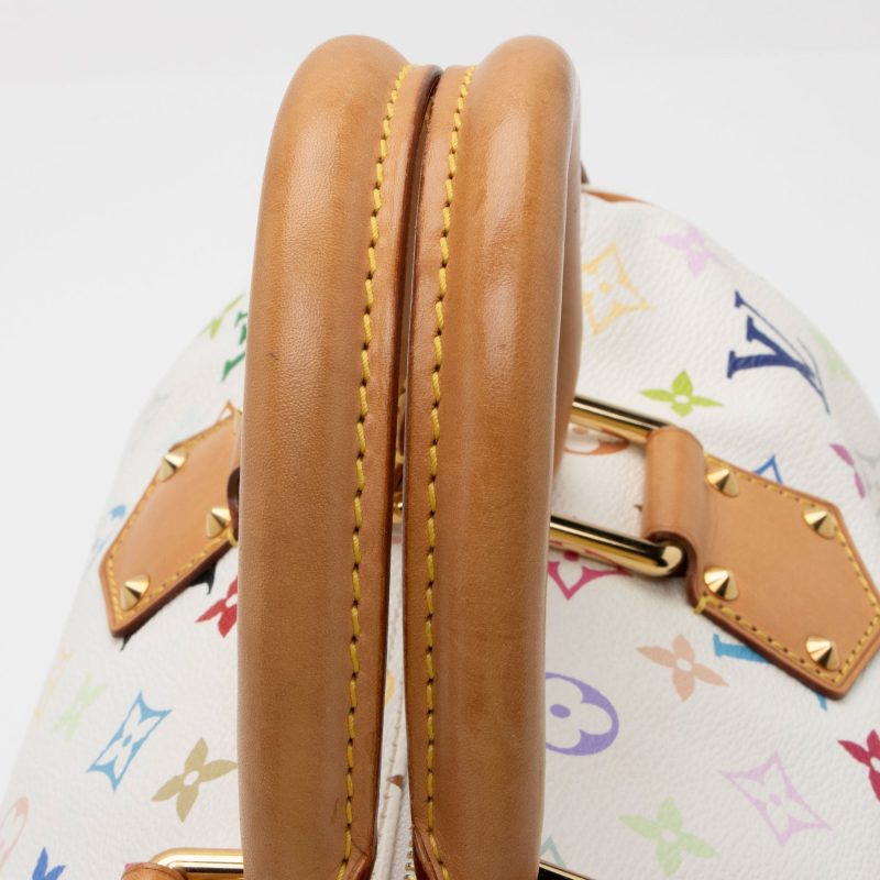Louis Vuitton Monogram Multicolore Speedy 30 Satchel (SHF-Hnt6bW) - Image 15