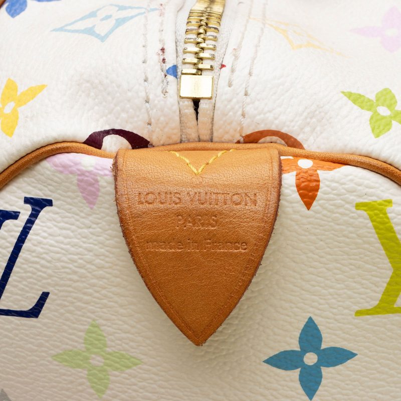 Louis Vuitton Monogram Multicolore Speedy 30 Satchel (SHF-Hnt6bW) - Image 7