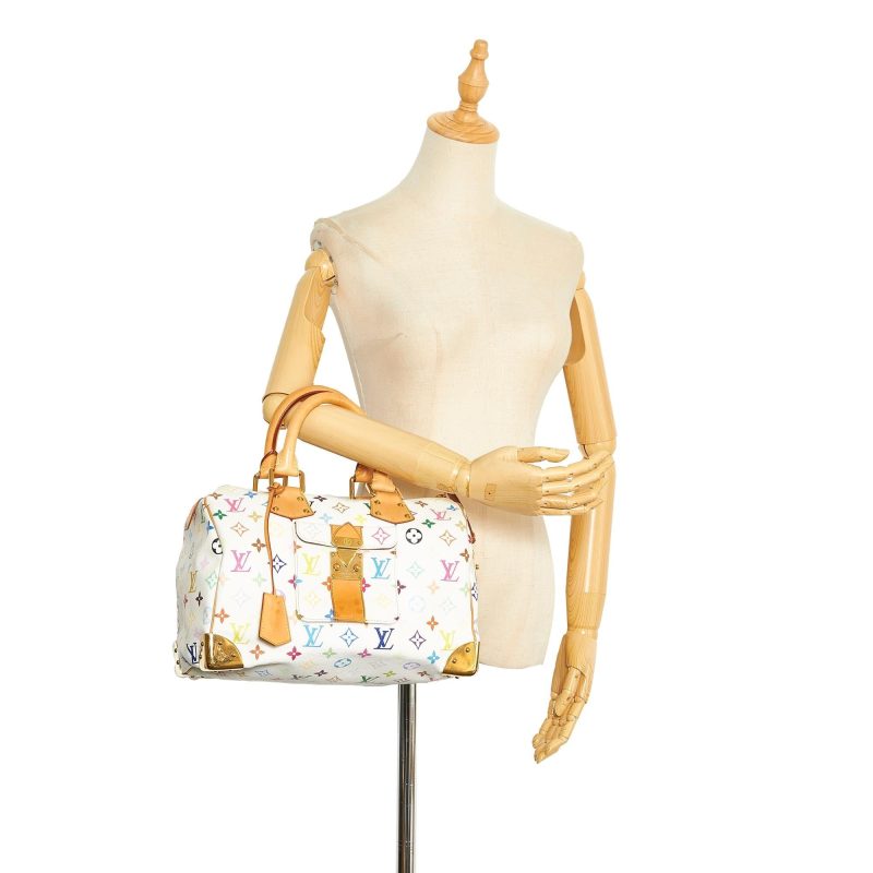 Louis Vuitton Monogram Multicolore Speedy 30 (SHG-RHNCAL) - Image 4