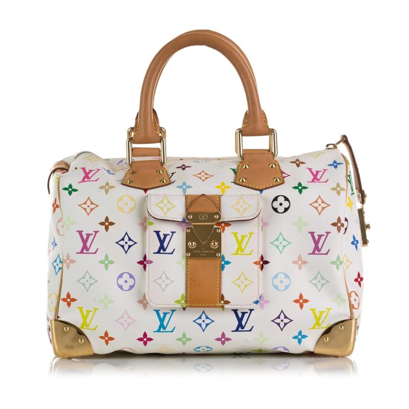 Louis Vuitton Monogram Multicolore Speedy 30 (SHG-r6bVqq) - Image 11