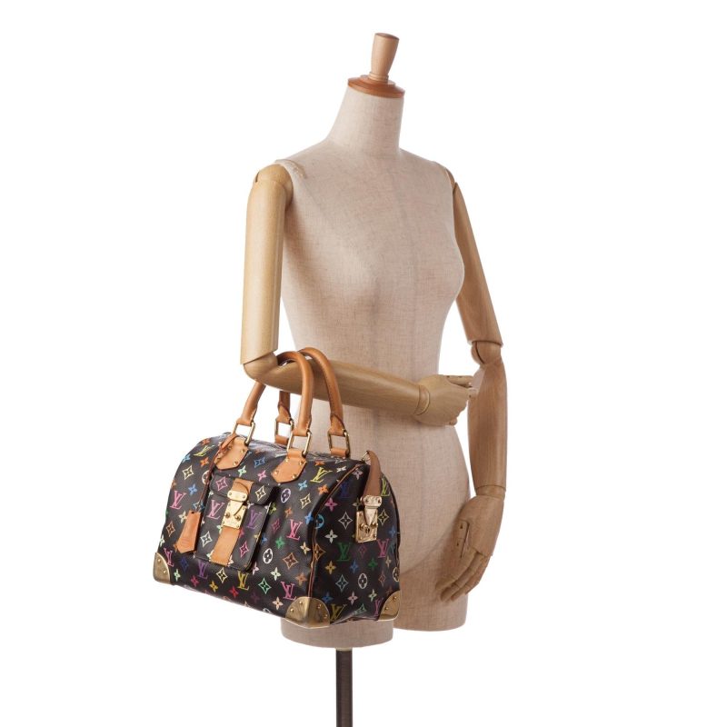 Louis Vuitton Monogram Multicolore Speedy 30 (SHG-3AAV55) - Image 14