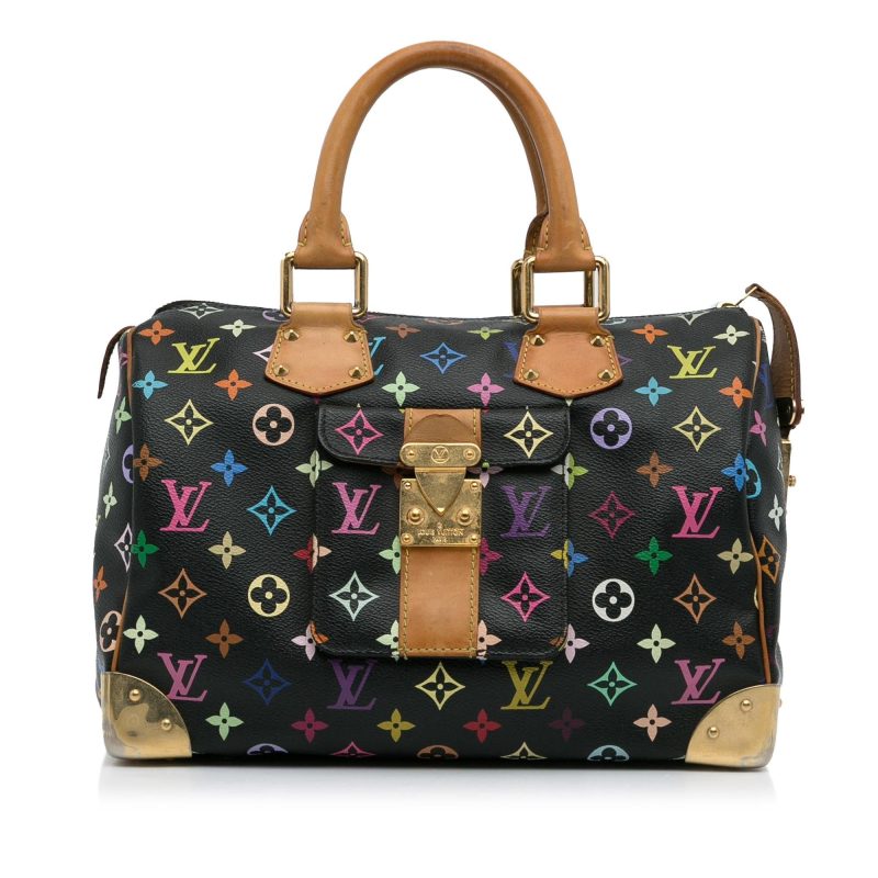 Louis Vuitton Monogram Multicolore Speedy 30 (SHG-3AAV55) - Image 15