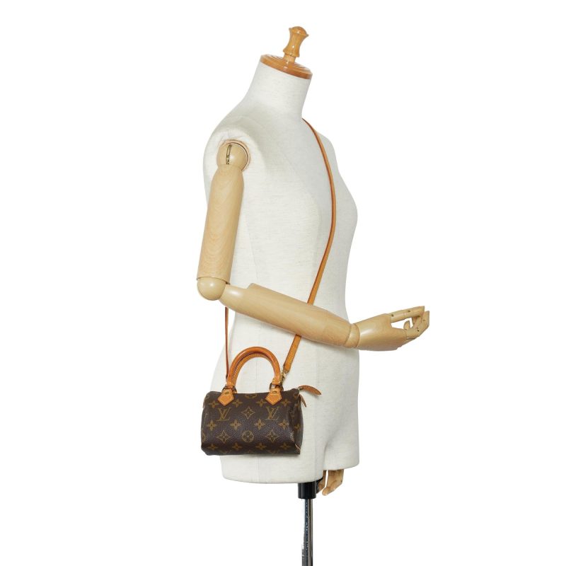 Louis Vuitton Monogram Nano Speedy Bandouliere (SHG-KWLXlf) - Image 9