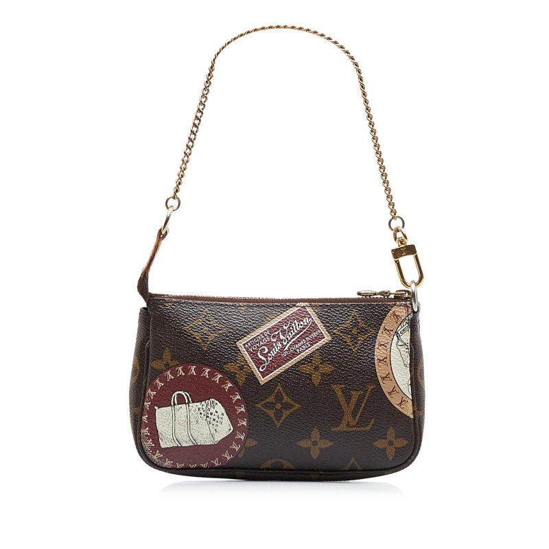 Louis Vuitton Monogram Patch Mini Pochette Accessoires (SHG-QoHOG6) - Image 2