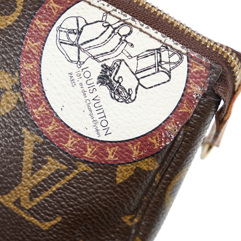 Louis Vuitton Monogram Patch Mini Pochette Accessoires (SHG-QoHOG6) - Image 9