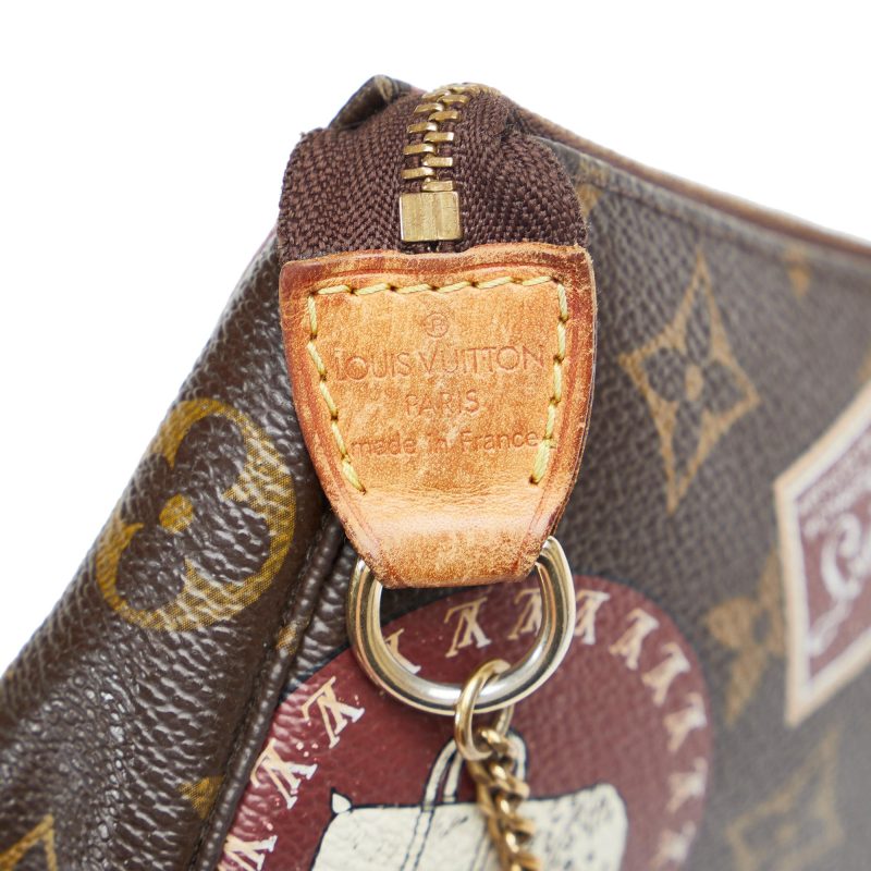 Louis Vuitton Monogram Patch Mini Pochette Accessoires (SHG-QoHOG6) - Image 6
