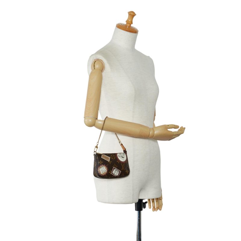 Louis Vuitton Monogram Patch Mini Pochette Accessoires (SHG-QoHOG6) - Image 4