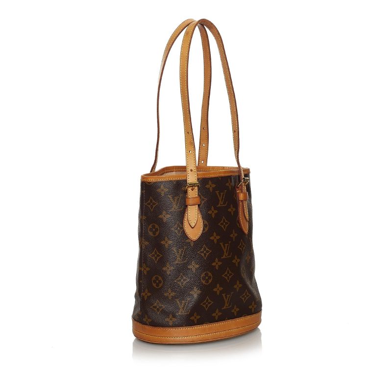Louis Vuitton Monogram Petit Bucket (SHG-33851)