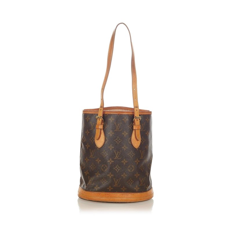 Louis Vuitton Monogram Petit Bucket (SHG-36349) - Image 2