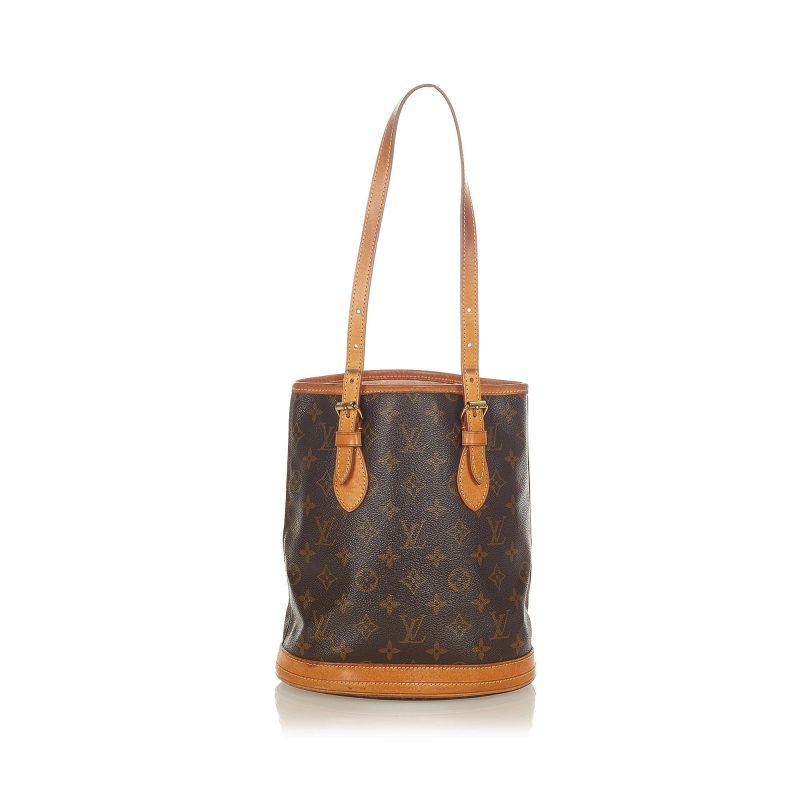 Louis Vuitton Monogram Petit Bucket (SHG-36349) - Image 10