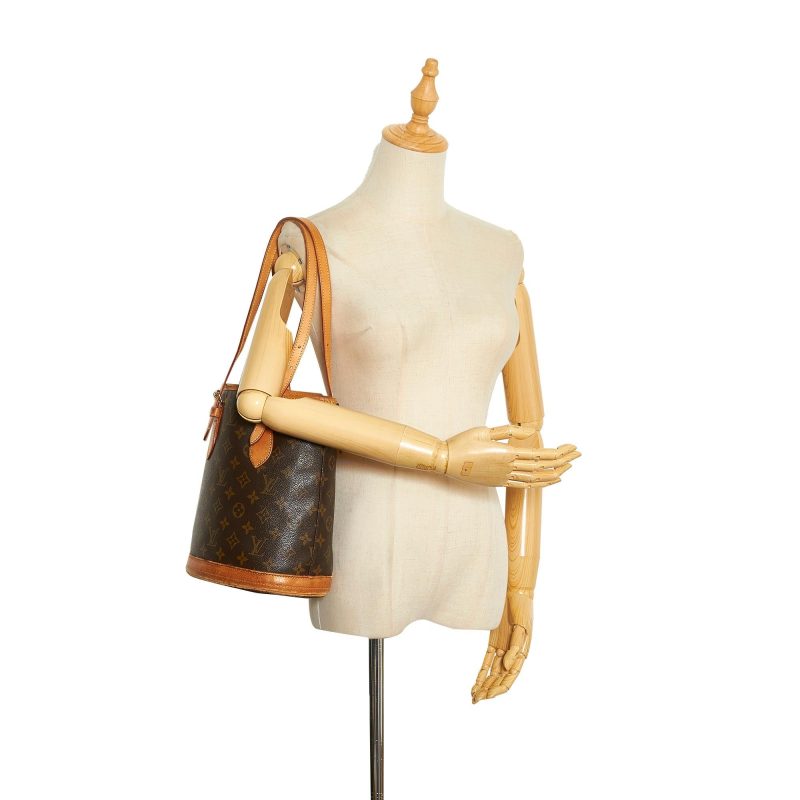 Louis Vuitton Monogram Petit Bucket (SHG-VScCNw) - Image 15