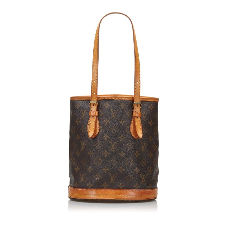 Louis Vuitton Monogram Petit Bucket (SHG-2blOsG) - Image 2