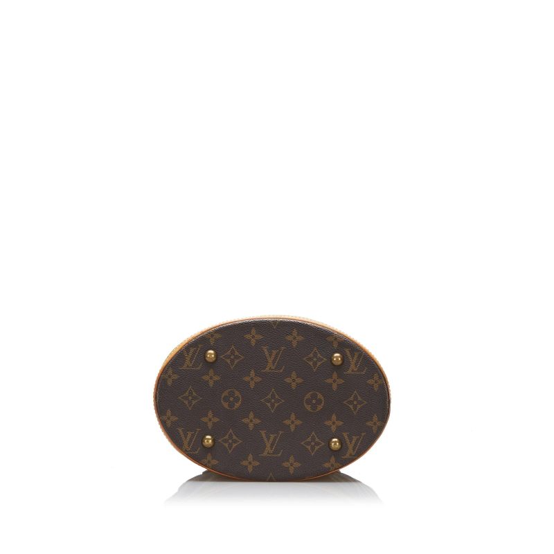 Louis Vuitton Monogram Petit Bucket (SHG-2blOsG) - Image 3