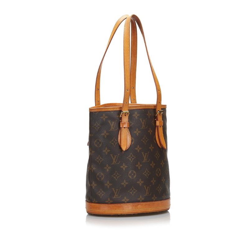 Louis Vuitton Monogram Petit Bucket (SHG-2blOsG)