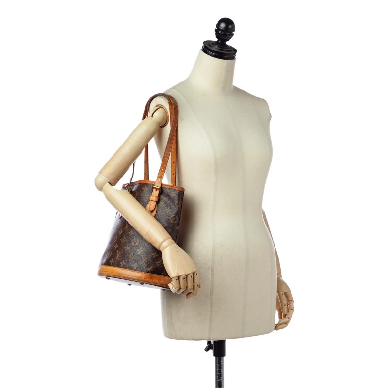 Louis Vuitton Monogram Petit Bucket (SHG-dkdR4h) - Image 4