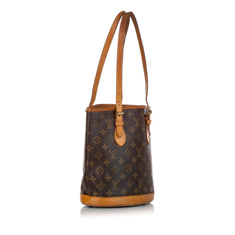 Louis Vuitton Monogram Petit Bucket (SHG-dkdR4h)