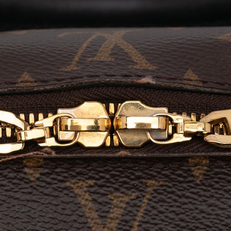 Louis Vuitton Monogram Petite Malle Souple (SHG-SGA0VN) - Image 9