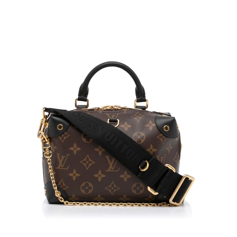 Louis Vuitton Monogram Petite Malle Souple (SHG-SGA0VN) - Image 10