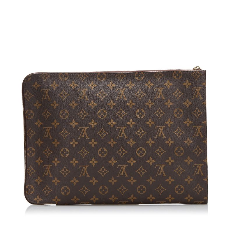 Louis Vuitton Monogram Poche Documents Portfolio (SHG-37952) - Image 2