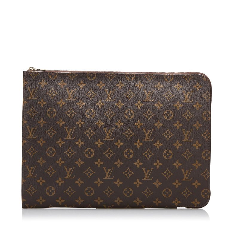 Louis Vuitton Monogram Poche Documents Portfolio (SHG-37952) - Image 9