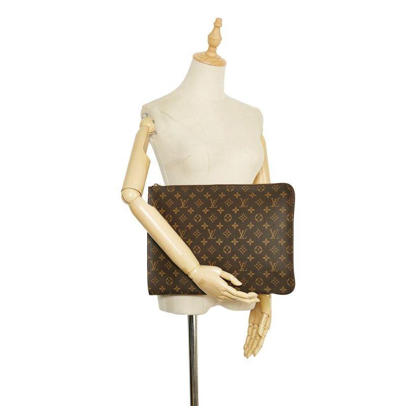Louis Vuitton Monogram Poche Documents Portfolio (SHG-37952) - Image 4